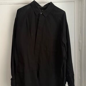 Jil Sander Black Dress Shirt